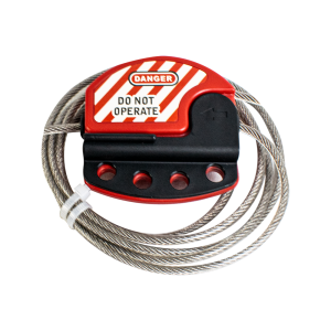 Bloqueo múltiple con cable acero INOX de 4MM X 1.8M
