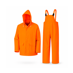 TRAJE XP-300 DE PVC IMPERMEABLE CON CAPUCHA